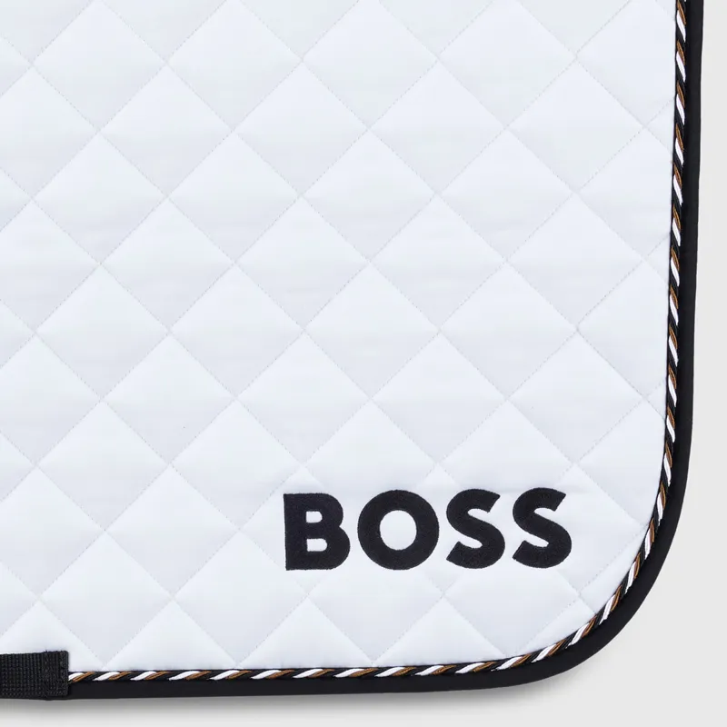 BOSS Equestrian Signature Jump Saddlecloth - White-1