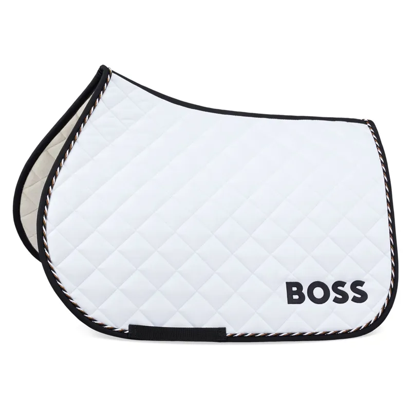 BOSS Equestrian Signature Jump Saddlecloth - White