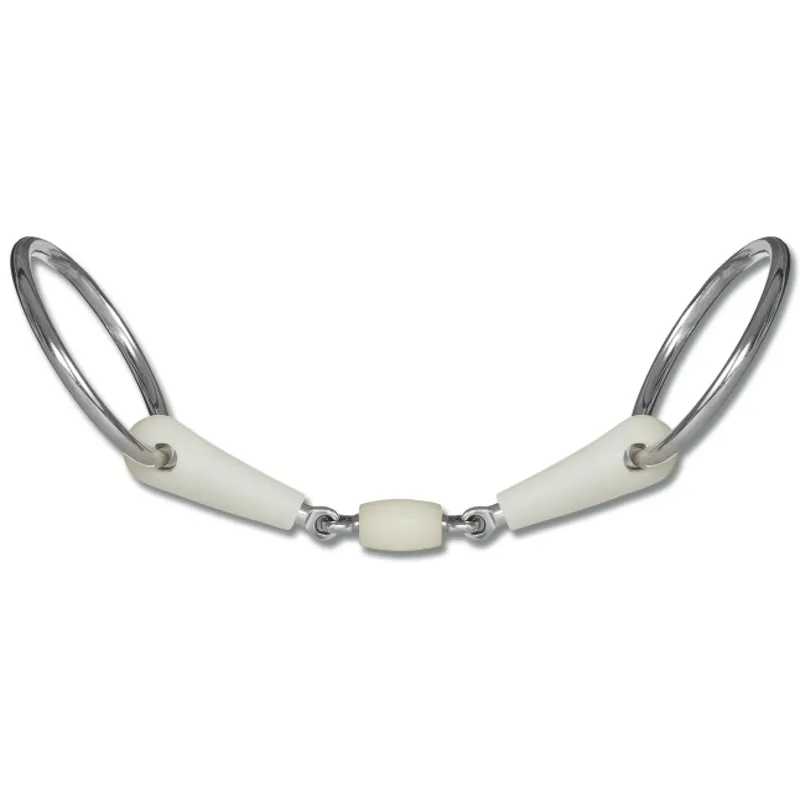 Happy Mouth Double Jointed Roller Bradoon Bit-1