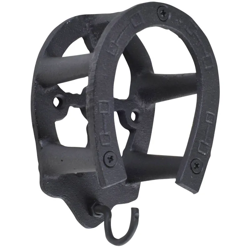 HKM Cast Iron Horse Shoe Bridle Hook 