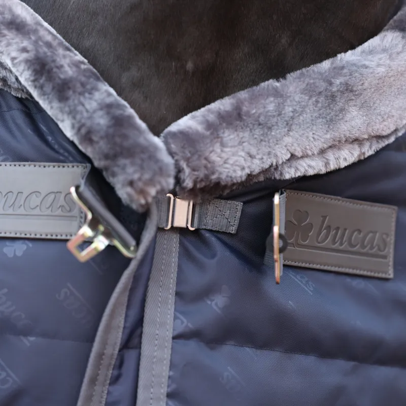 Bucas Show-Line 150g Stable Rug - Navy/Grey-2