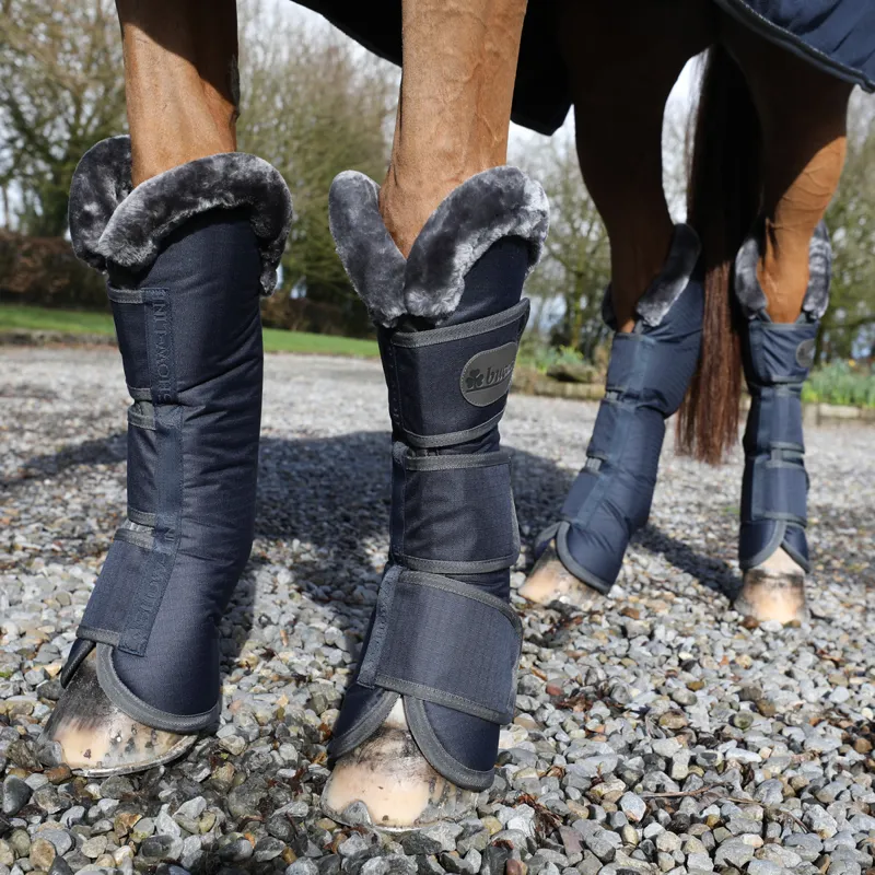 Bucas Show Line Travel Boots Navy Grey