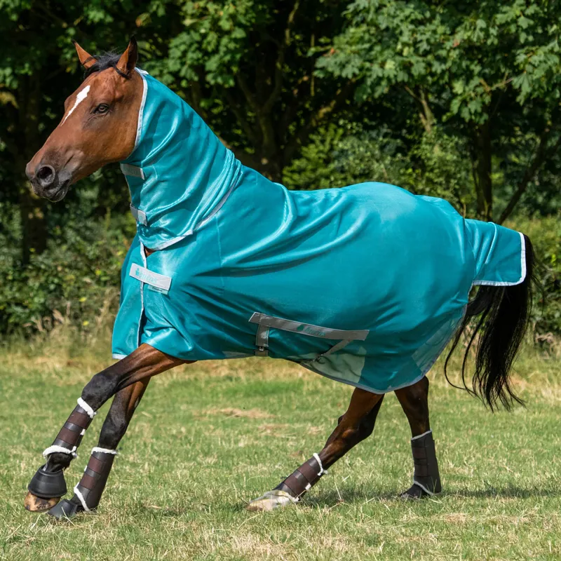 Bucas Freedom Combo Neck Fly Rug Lagoon