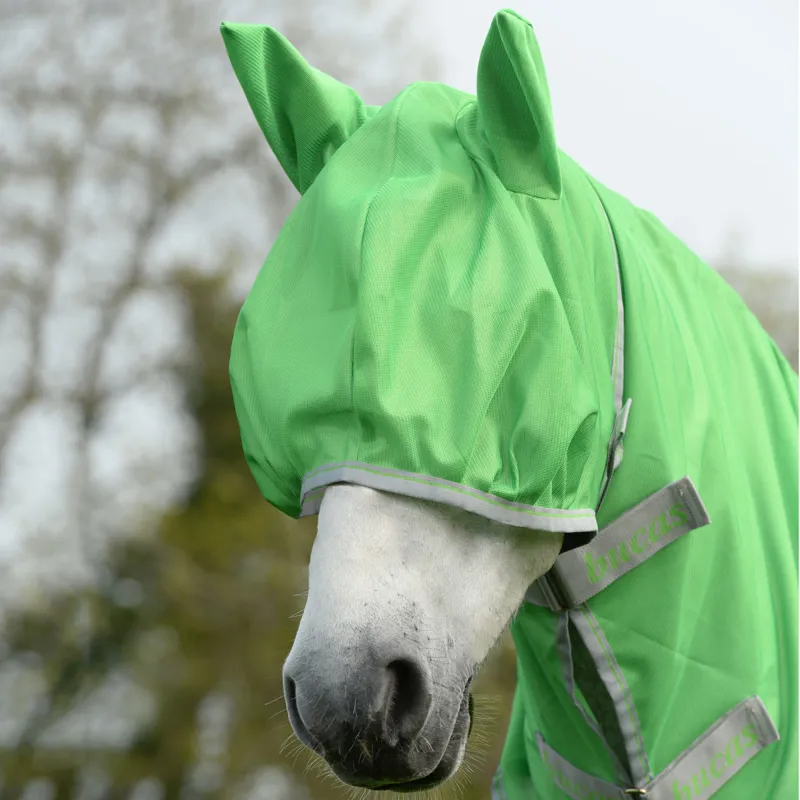 Bucas Freedom Fly Mask Classic Green