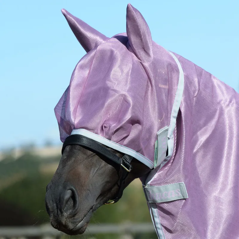 Bucas Freedom Fly Mask Mauve