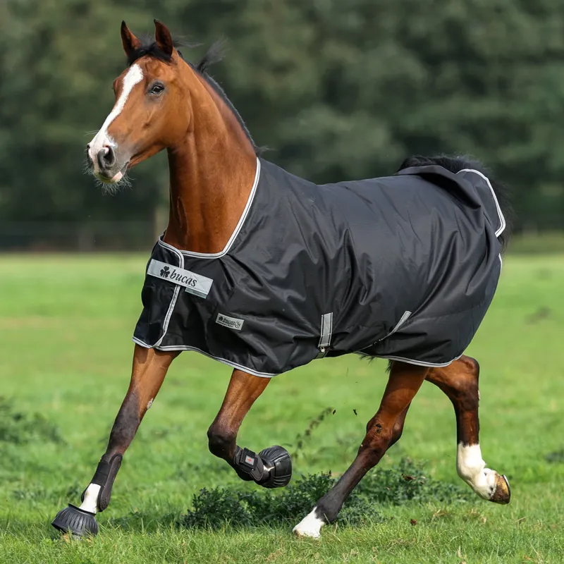 Bucas Anniversary 150g Standard Neck Turnout Rug - Black