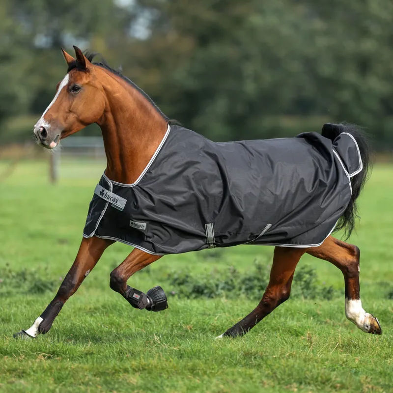 Bucas Anniversary 150g Standard Neck Turnout Rug - Black-1