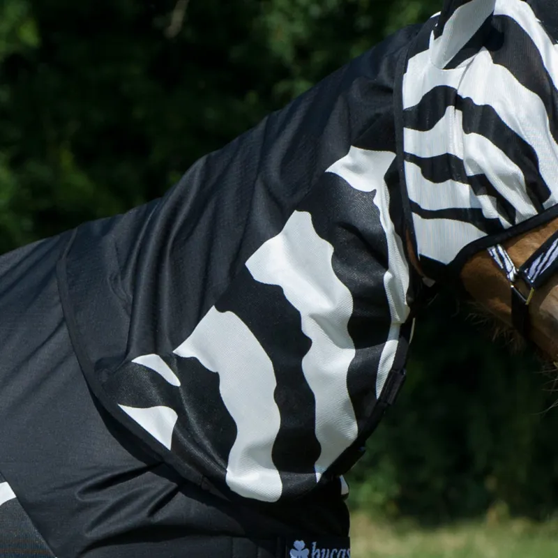 Bucas Buzz-Off Fly/Rain Sheet Neck Cover - Zebra Print