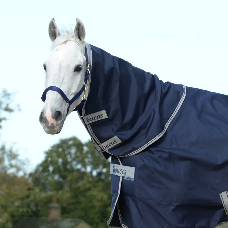 Bucas Celtic Stable Combi Neck Cover Navy