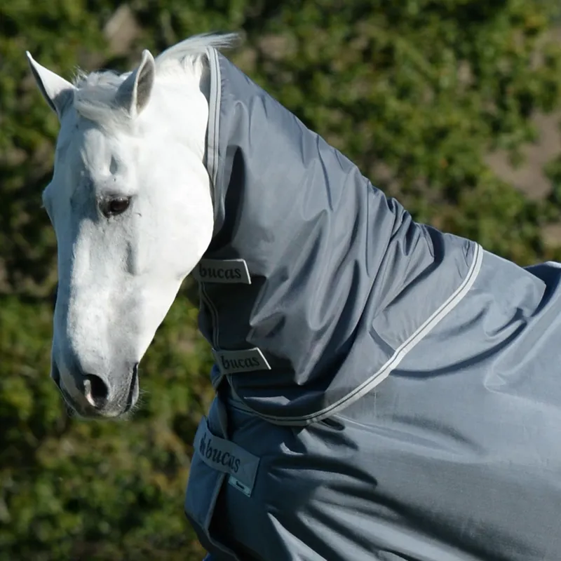 Bucas Smartex Combi 300g Turnout Neck Cover - Iron Gate