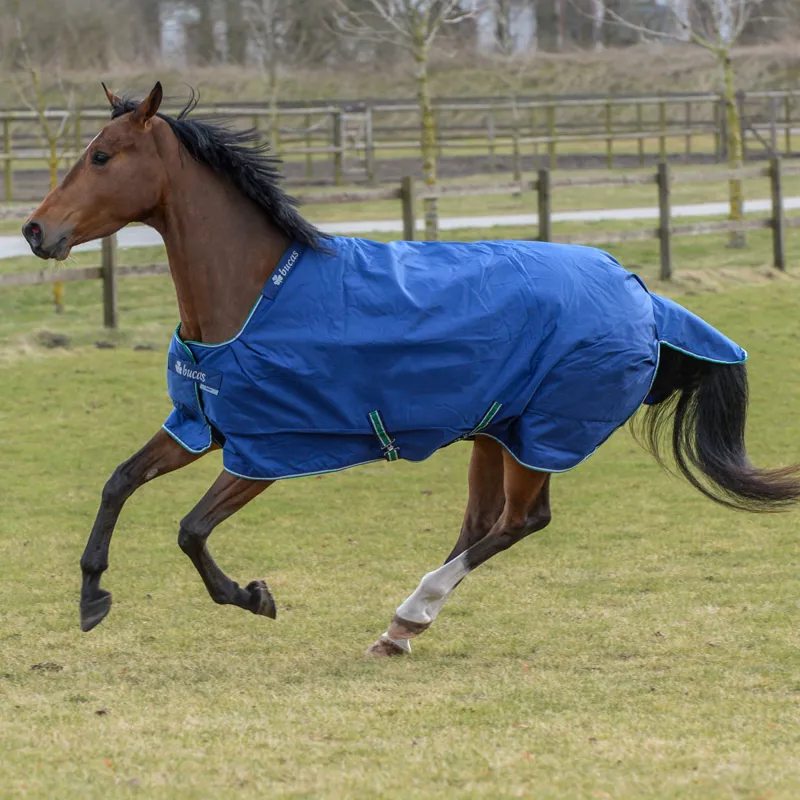 Bucas Smartex Rain Extra Big Neck Version Turnout Rug 0g Blue