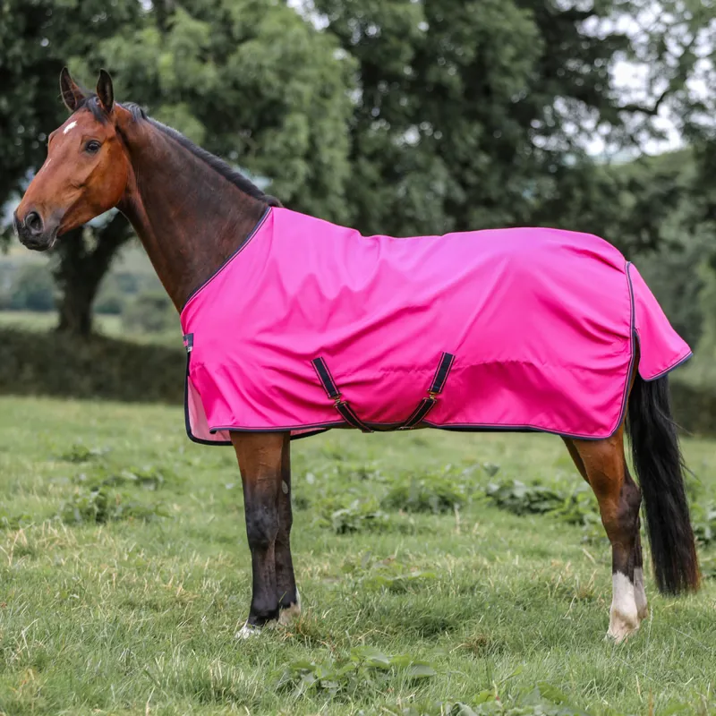 Bucas Freedom Pony 0g Standard Neck Turnout Rug - Fuchsia-1