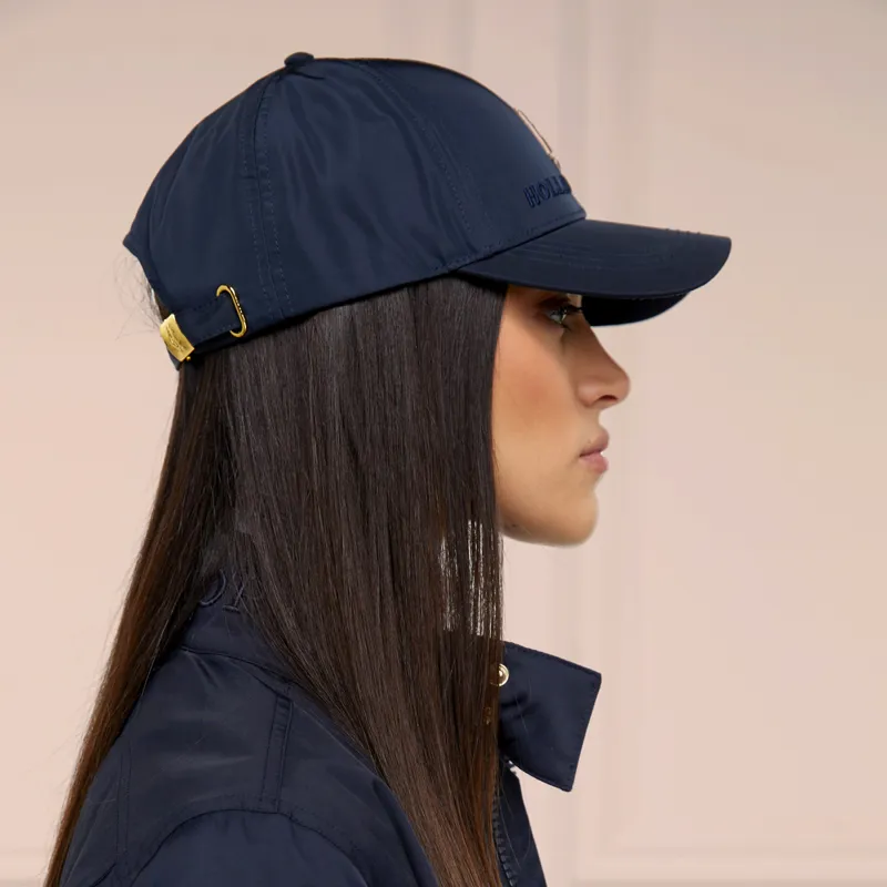 Holland Cooper Burghley Water Resistant Cap - Ink Navy Monogram-2