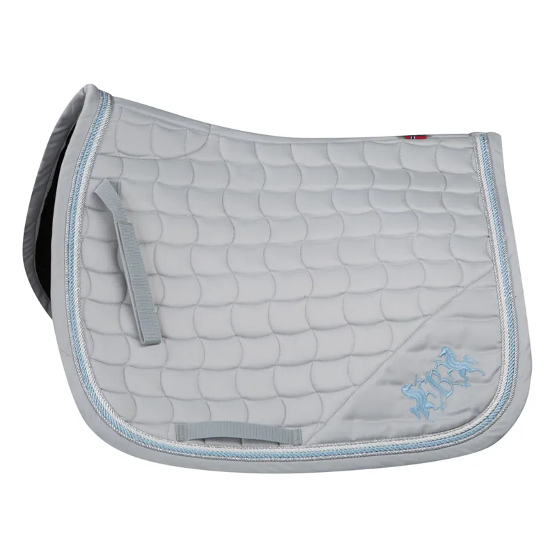 B Vertigo Montana18 All Purpose Saddlecloth - Violet Grey/Dusk Blue