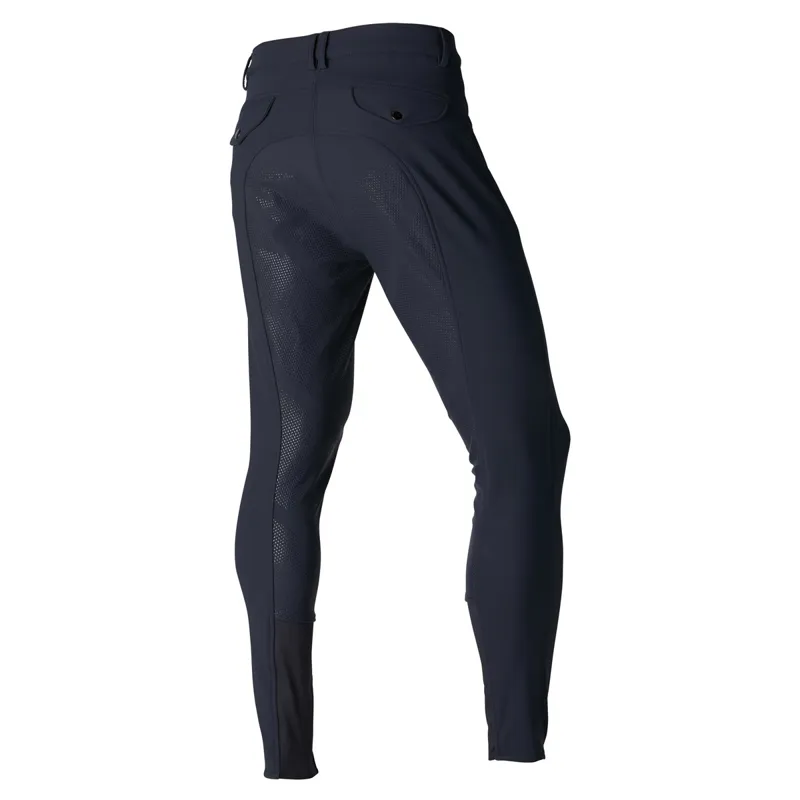 B Vertigo Damien Thermo Full Grip Mens Breeches - Dark Navy-1