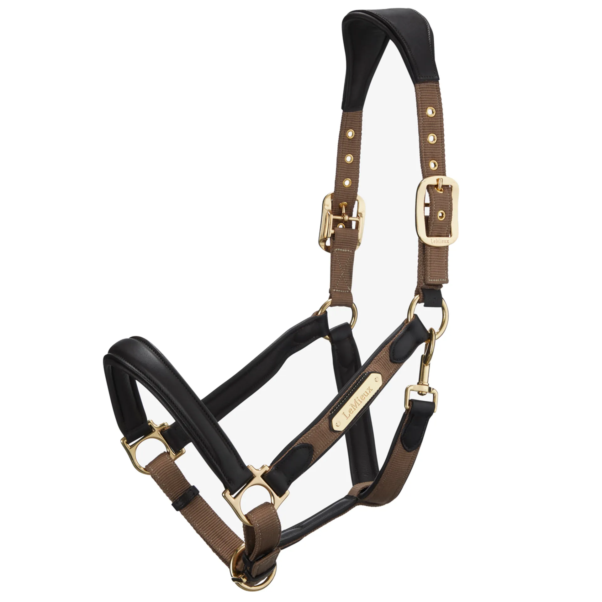 LeMieux Capella Leather Headcollar Mink