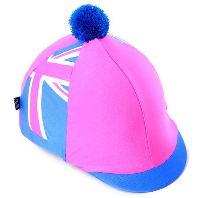 Carrots Over The Peak Union Jack Hat Cover - Pink