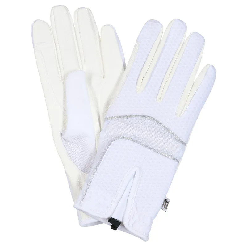 Catago FIR-Tech Ness Ladies Riding Gloves - White