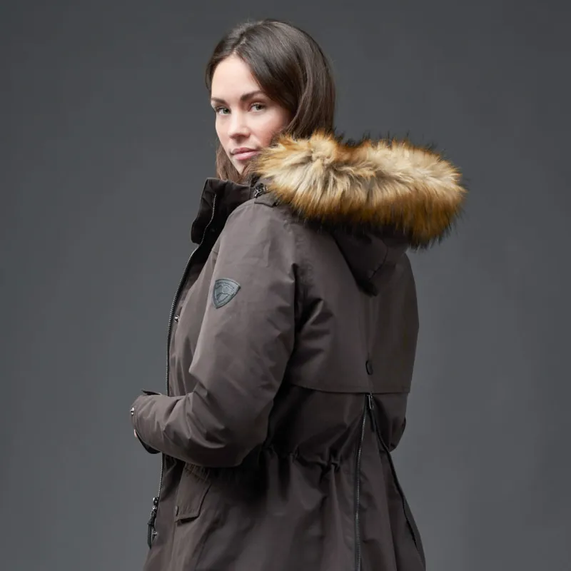 Catago Amy Waterproof Ladies Parka Jacket - After Dark-3