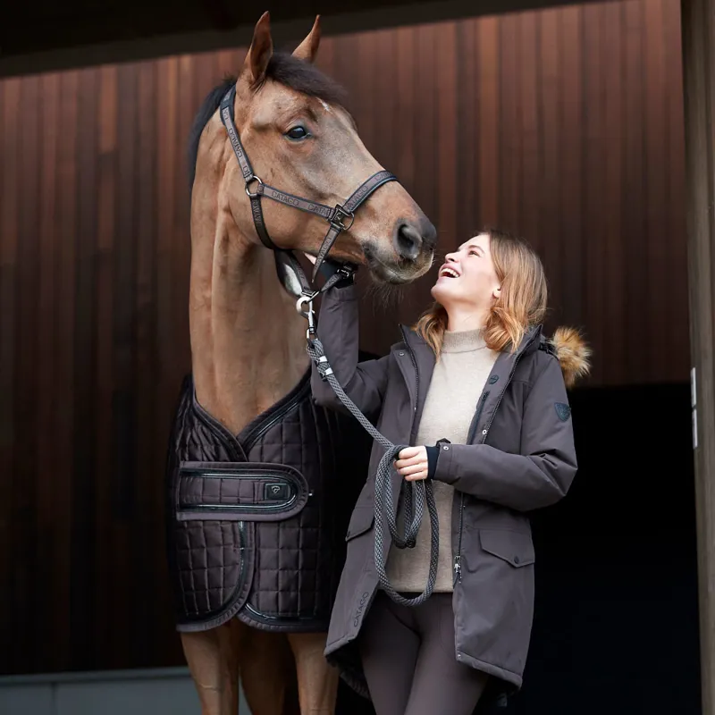 Catago Amy Waterproof Ladies Parka Jacket - After Dark-5