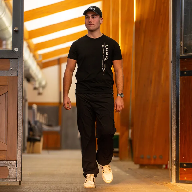 Catago Neve Sports Unisex Over Trousers - Black-2