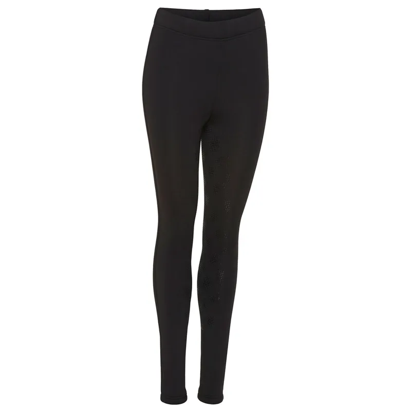 Catago Panola Full Grip Teddy Fleece Winter Riding Tights - Black
