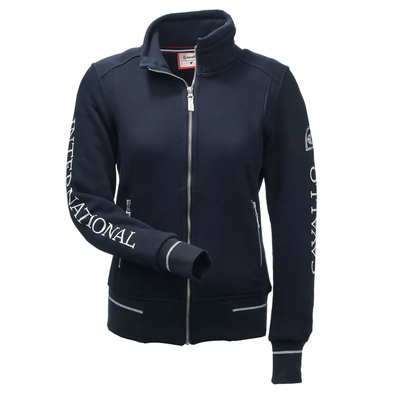 Cavallo Mona Ladies Sweat Jacket - Dark Blue