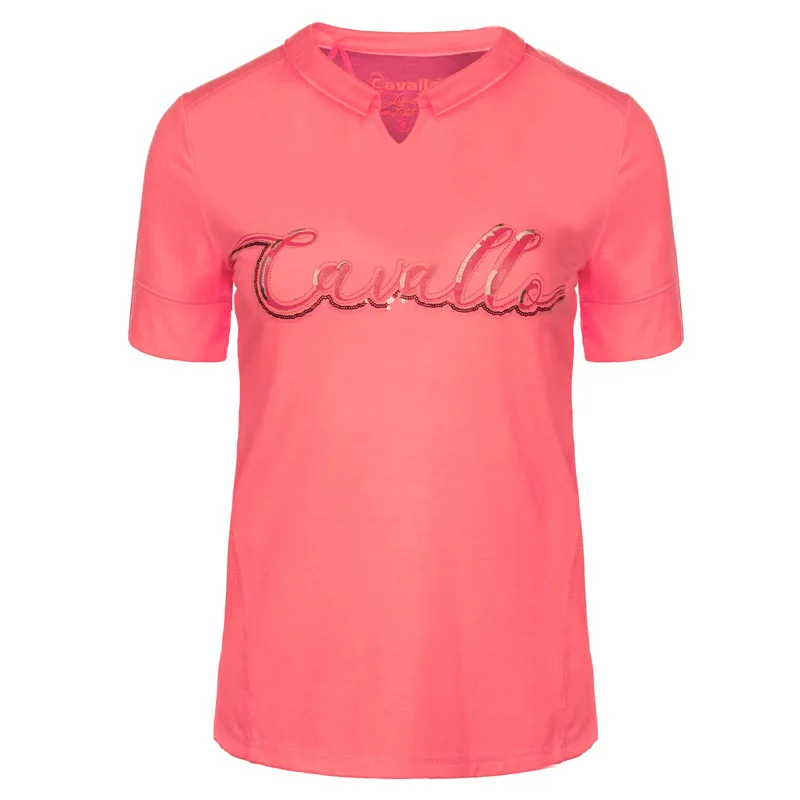Cavallo Mea Ladies T-Shirt - Neon Orange