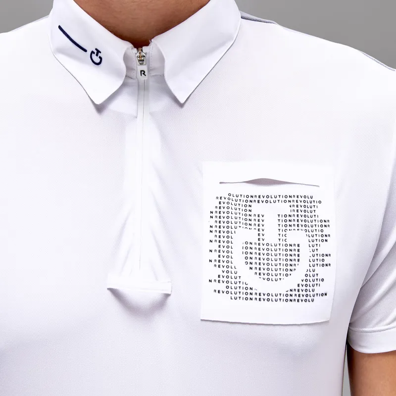 Cavalleria Toscana R-Evo Tech Mens Competition Shirt - White-2