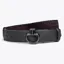 Cavalleria Toscana Elastic Clasp Mens Belt - Grey/Wine