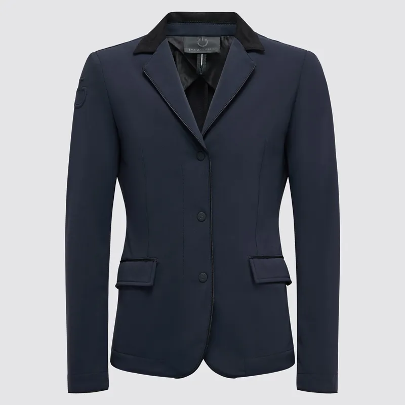 Cavalleria Toscana Hunter Junior Girls Competition Jacket - Navy
