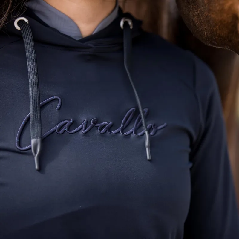 Cavallo All Year Ladies Hoodie - Dark Blue-4
