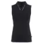 Cavallo Cava 4523 Ladies Sleeveless Polo Shirt - Black