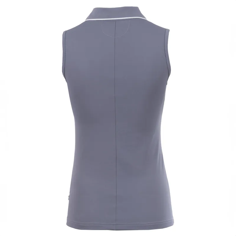 Cavallo Cava 4523 Ladies Sleeveless Polo Shirt - Blue Shadow-2