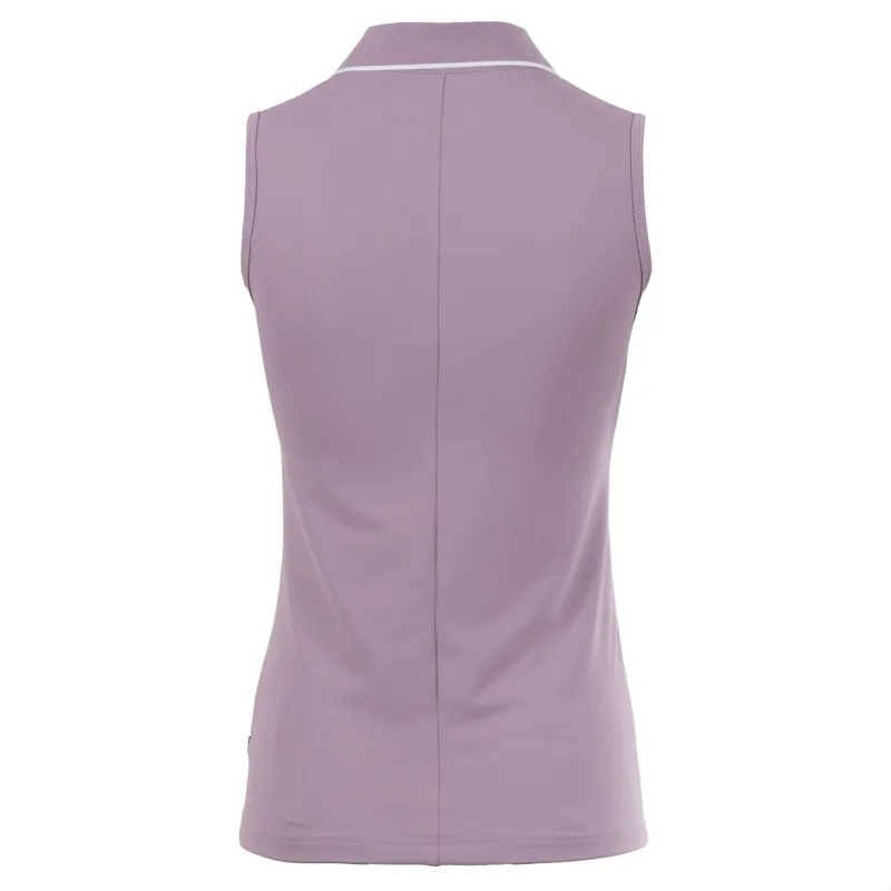 Cavallo Cava 4523 Ladies Sleeveless Polo Shirt - Dusty Rose-1