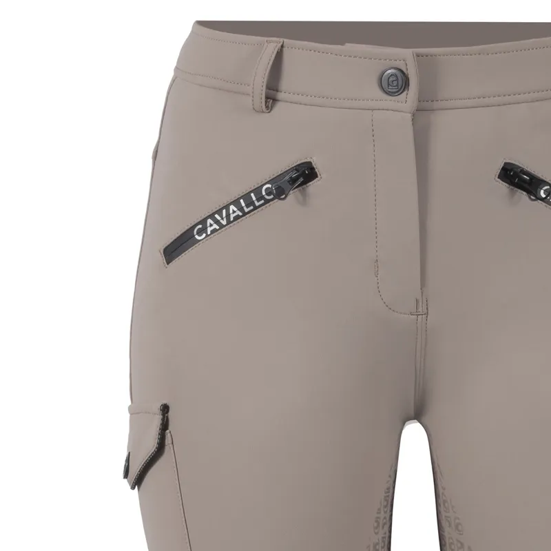 Cavallo Comina Grip Mobile Full Seat Ladies Competition Breeches - Sand-3