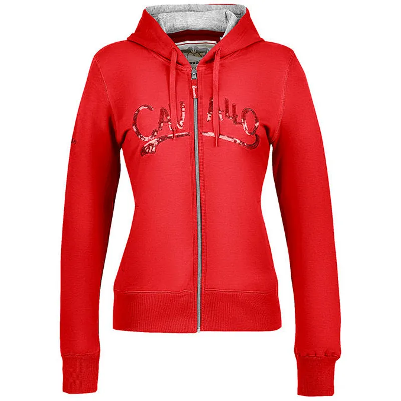 Cavallo Elisa Ladies Sweat Jacket Signal Red