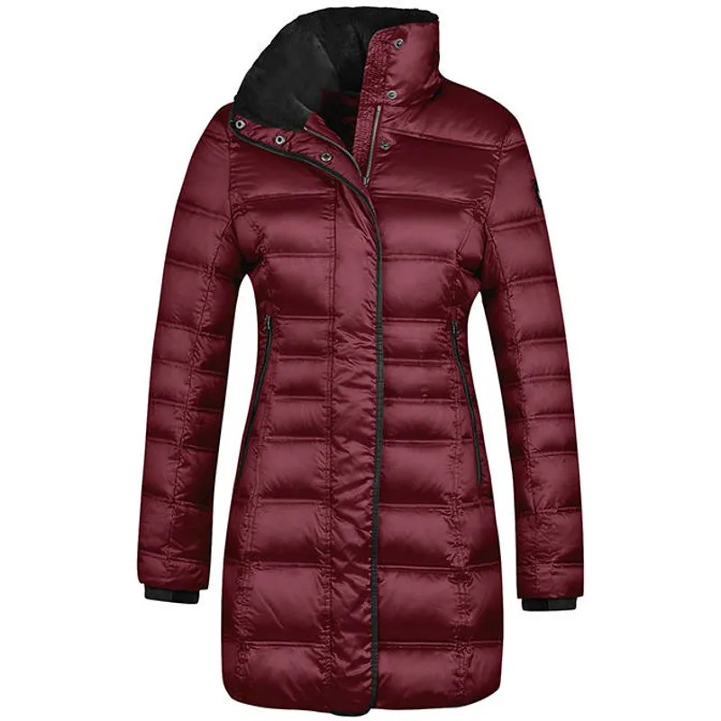 Cavallo Felia Ladies Long Down Coat Burgundy