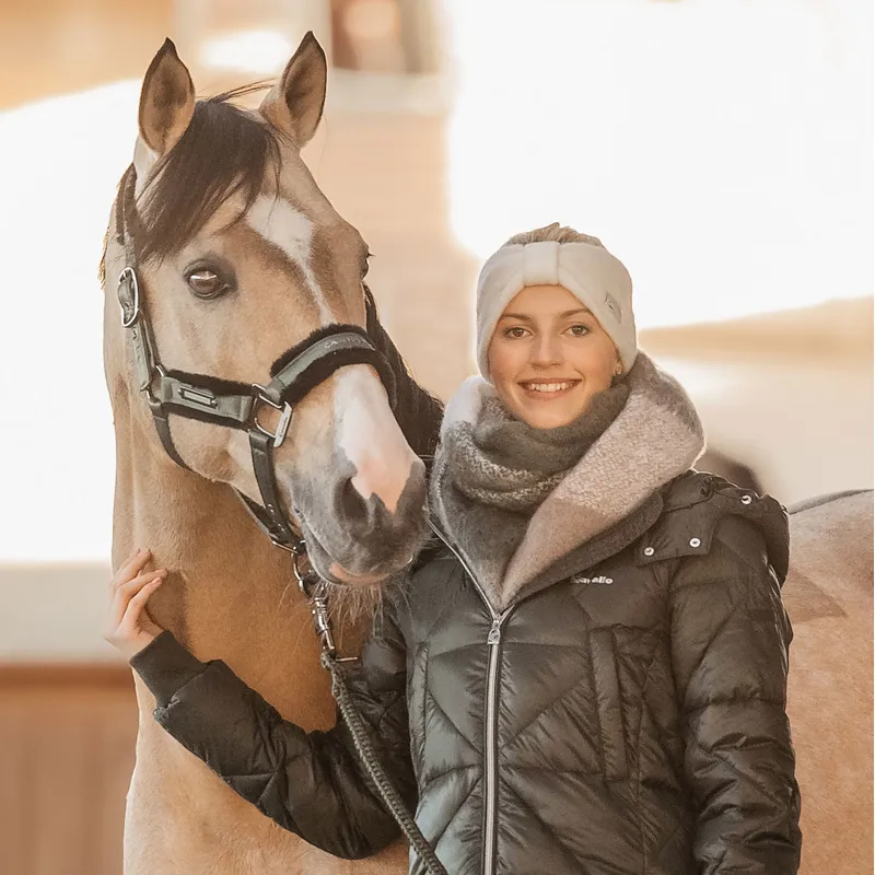 Cavallo Genesis Fringed Scarf - Seaweed-1