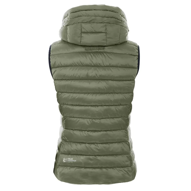 Cavallo Damira Ladies Quilted Gilet - Green Leaf-1