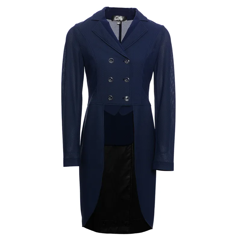 AA Platinum Motion Lite Ladies Shadbelly Dressage Coat - Navy
