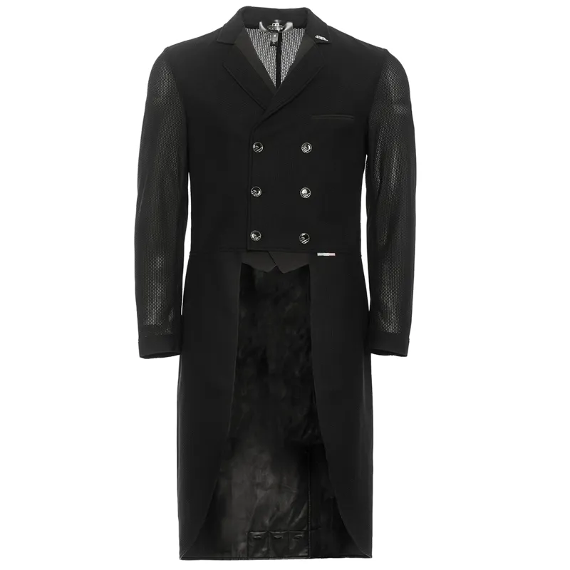 AA Platinum Motion Lite Mens Shadbelly Dressage Tail - Black