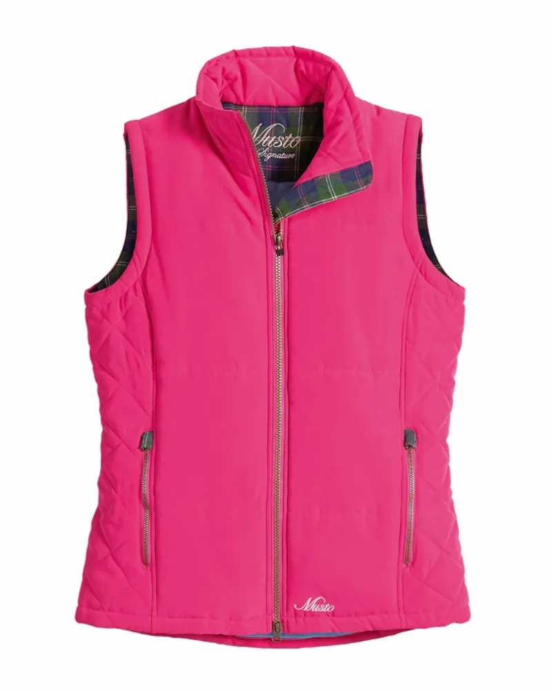 Musto Harrisburg Ladies Gilet - Magenta 