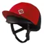 Charles Owen J3YR Junior Hat Cover With Rear Vent - Red