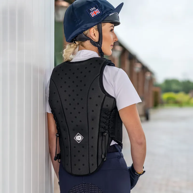 Charles Owen Kontor Adults Body Protector - Black-6