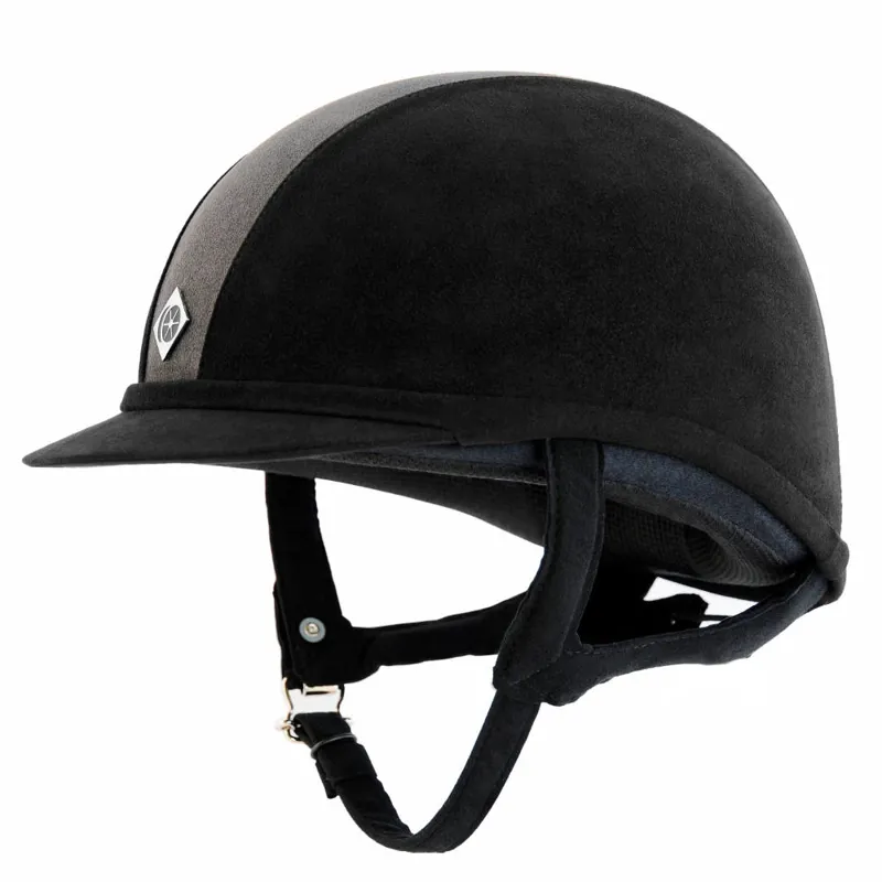 Charles Owen Gr8 Riding Hat - Black/Charcoal