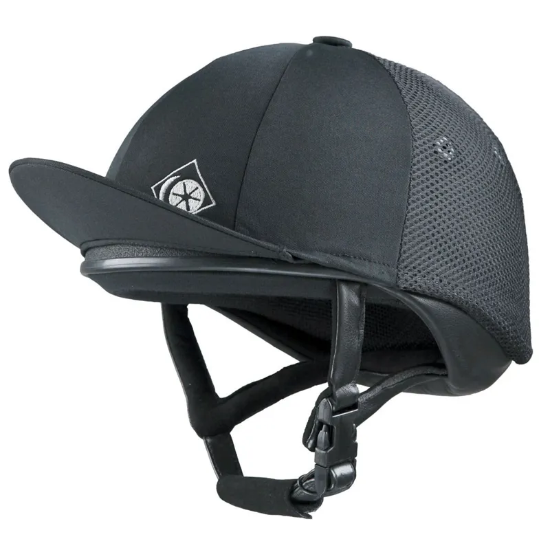 Charles Owen J3 Skull Riding Hat - Black 53cm - Pre Season
