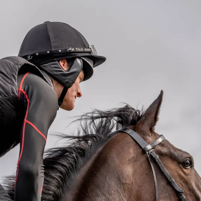 Charles Owen Race II Skull Riding Hat - Black-6