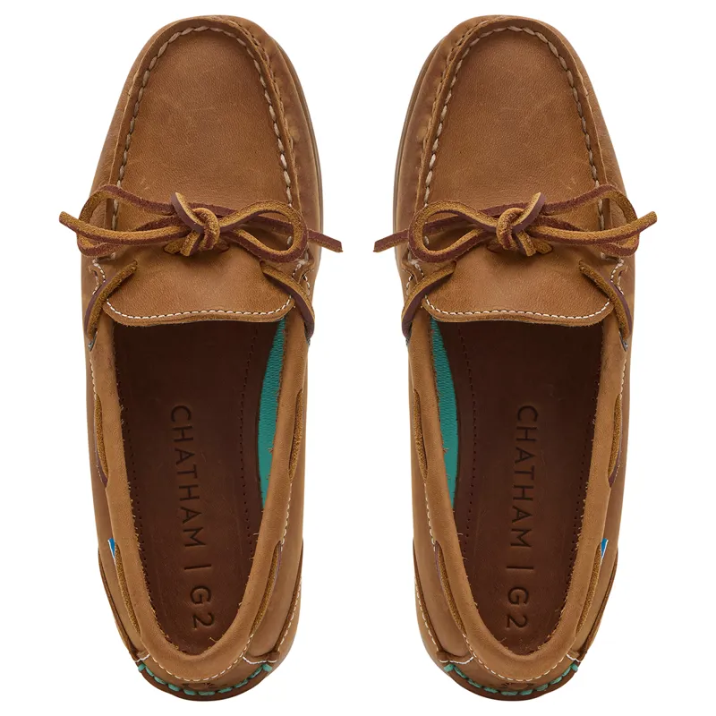 Chatham Olivia G2 Ladies Deck Shoes - Walnut-2