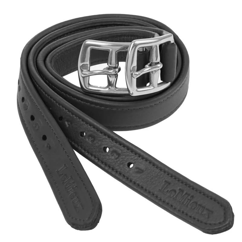 LeMieux Childrens Stirrup Leathers - Black